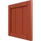 Ekena Millwork 12"W x 12"H True Fit PVC Framed Board-n-Batten Shutters Sample, Colorful Leaves SAMPLE-TFPBFCL - alternate 4